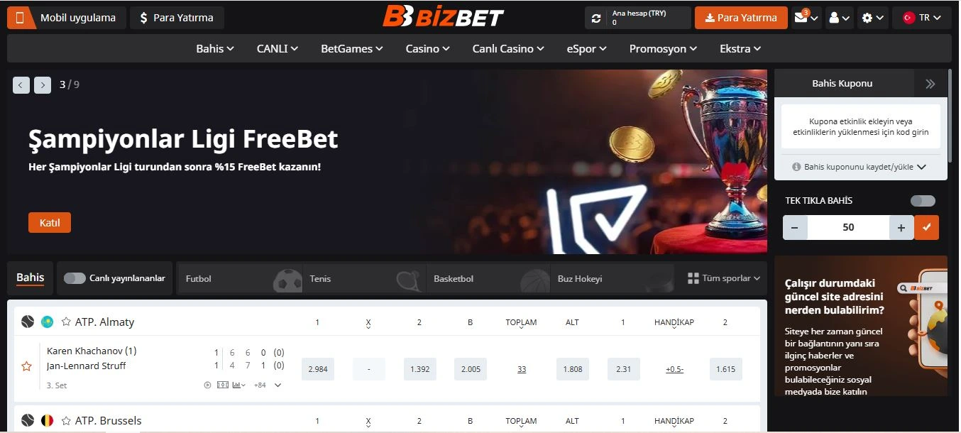 bizbet giriş adresi - güncel link